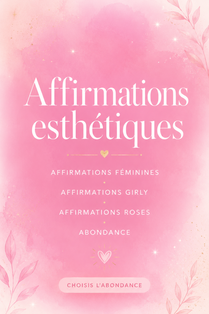 Femme réfléchissant devant un miroir en répétant des affirmations positives et inspirantes.
