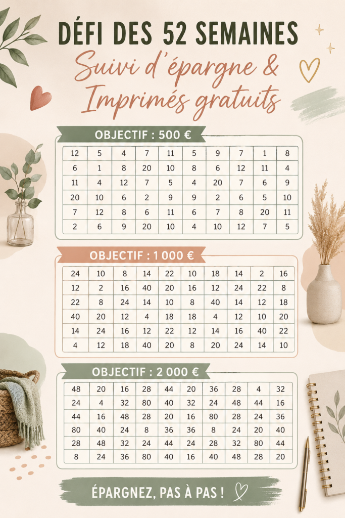Femme souriante tenant des enveloppes avec des étiquettes d'épargne