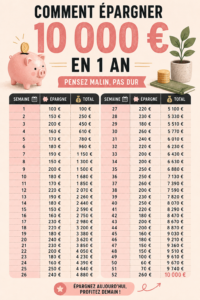 Femme souriante vérifiant son budget avec une calculatrice et un carnet d'épargne.