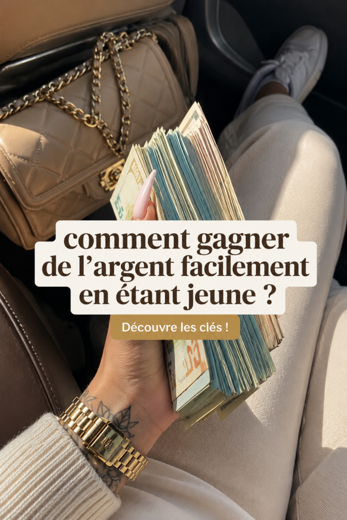Un groupe de jeunes discutant d'idées pour gagner de l'argent facilement.