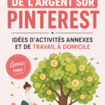 Femme utilisant Pinterest pour créer un business en ligne