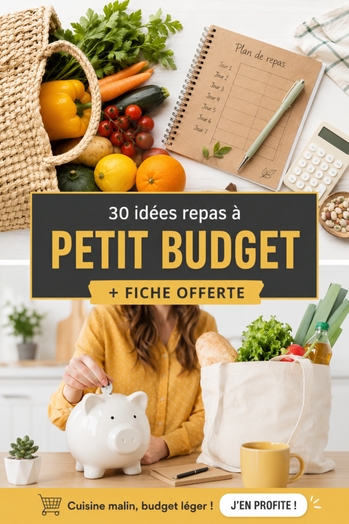 Recette de repas économique avec légumes frais et pâtes