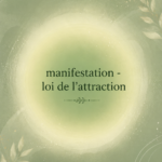 Image illustrant la loi de l'attraction avec des éléments inspirants