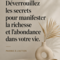 Une femme méditant dans un environnement paisible, symbolisant la manifestation de l'abondance.