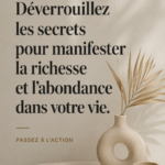 Une femme méditant dans un environnement paisible, symbolisant la manifestation de l'abondance.