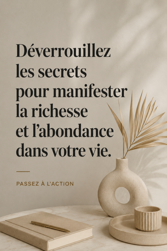 Une femme méditant dans un environnement paisible, symbolisant la manifestation de l'abondance.