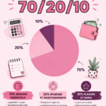 Femme utilisant un ordinateur portable pour planifier son budget avec la méthode 70/20/10.