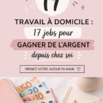 Une femme travaille depuis son bureau à domicile avec un ordinateur portable, joyeuse et concentrée.