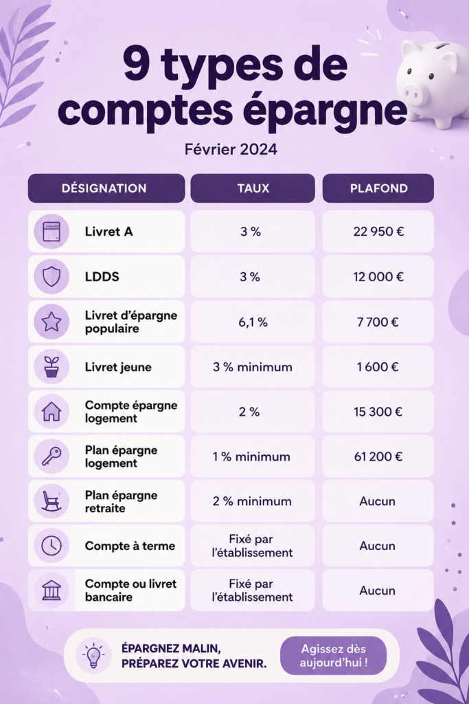 Femme réfléchissant à différents types de comptes épargne pour mieux gérer son argent.