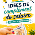Une femme souriante comptant des billets pour son complément de salaire.