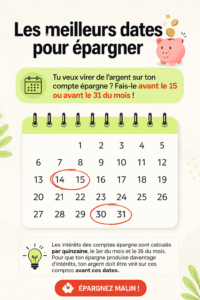Une femme heureuse examinant son budget d'épargne avec un sourire.