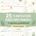 Femme utilisant un modèle de budget mensuel gratuit pour planifier ses dépenses.