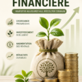 Graphique illustrant la croissance des investissements financiers.