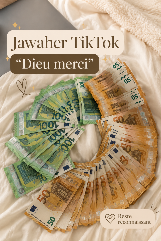 Jawaher en train de créer un contenu engageant sur TikTok, mettant en avant son style