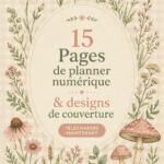 Une collection de pages de planificateur digital élégantes et gratuites