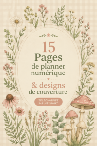 Une collection de pages de planificateur digital élégantes et gratuites