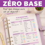 Femme utilisant un modèle de budget zéro pour gérer ses finances