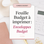 Image d'une collection d'enveloppes à imprimer pour la gestion du budget.