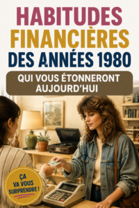 Image d'un tableau rétro illustrant des habitudes budgétaires des années 80.