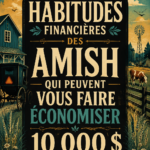 Un paysage inspirant des Amish où la simplicité et la gestion budgétaire sont valorisées.