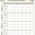 Planner de menu personnalisé sur une table de cuisine