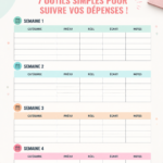 Femme vérifiant ses dépenses avec un outil pratique sur son ordinateur