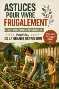 Un plat simple et frugal illustrant le concept de vie économique et responsable.