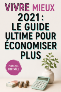 Femme souriante dans une cuisine préparant un repas frugal et sain, représentant un mode de vie économe.