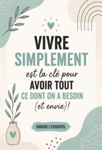 Un coin de vie frugale avec des plantes vertes et des objets décoratifs simples