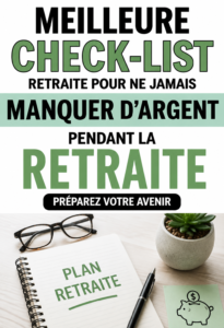 Une checklist pour préparer sa retraite, mettant l'accent sur la gestion de budget.