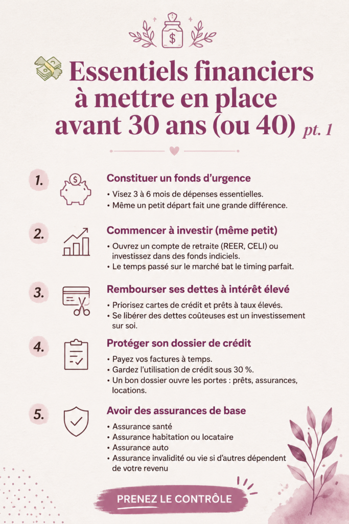 Femme d'une trentaine d'années réfléchissant à ses finances à un bureau