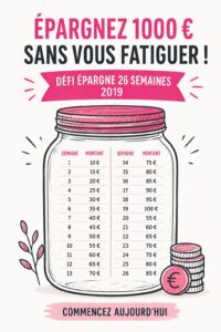 Femme souriante regardant un plan de budget avec des billets de banque
