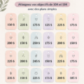 Une femme souriante comptant des billets dans un carnet de budget, symbolisant la gestion efficace de son épargne.