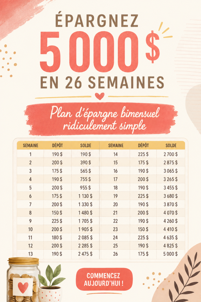 Femme souriante tenant des billets de banque après avoir économisé 5000€ avec un plan d'épargne.