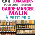 Assortiment d'ingrédients de base pour une cuisine économique