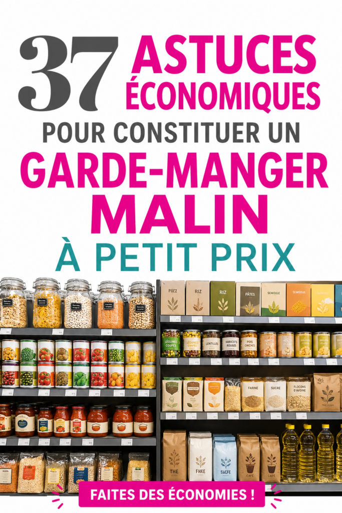 Assortiment d'ingrédients de base pour une cuisine économique