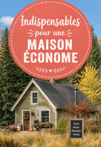 Un intérieur chaleureux et frugal avec des objets pratiques pour économiser.