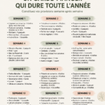 Garde-manger fonctionnel bien organisé avec des bocaux et des étagères
