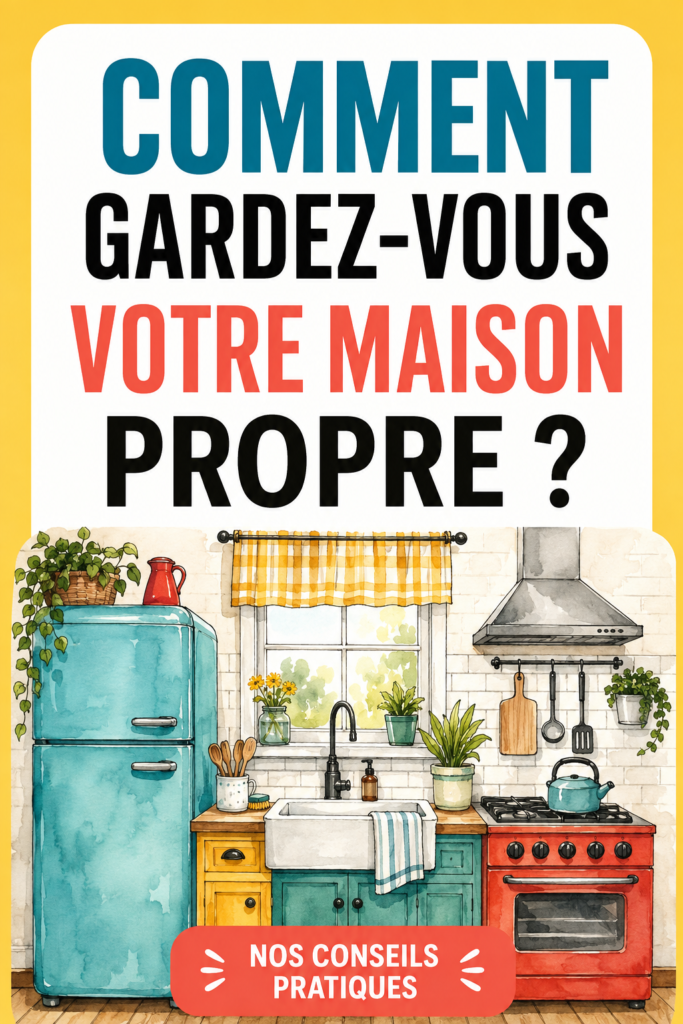 Une maison propre et bien rangée, symbolisant un espace de vie serein.