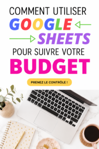 Capture d'écran d'un tableau de budget sur Google Sheets, montrant les dépenses et les recettes.
