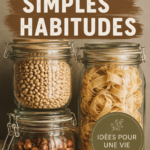 Femme appliquant des habitudes simples dans sa vie quotidienne, symbolisant la sérénité et l'équilibre.