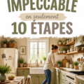 Intérieur d'une maison propre et bien organisée, mettant en valeur la clarté et le confort.