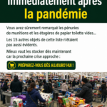 Image représentant les 17 objets disparus dans la vie quotidienne post-pandémie.