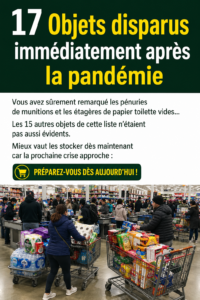Image représentant les 17 objets disparus dans la vie quotidienne post-pandémie.