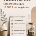 Femme souriante consultant son budget sur une tablette