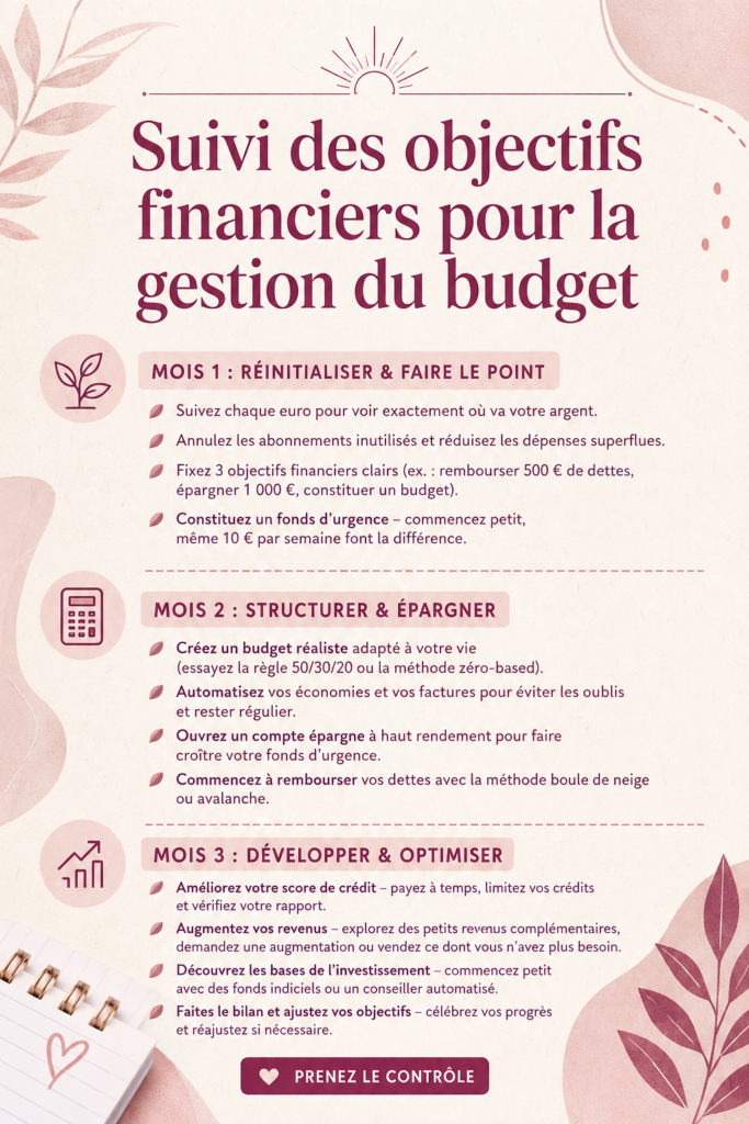 Femme utilisant un tracker financier pour gérer son budget