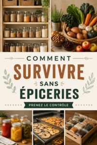 Femme faisant ses courses au marché local, représentant une vie sans supermarché.