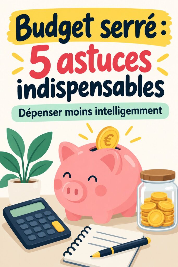Illustration d'une femme prenant des notes sur son budget frugal