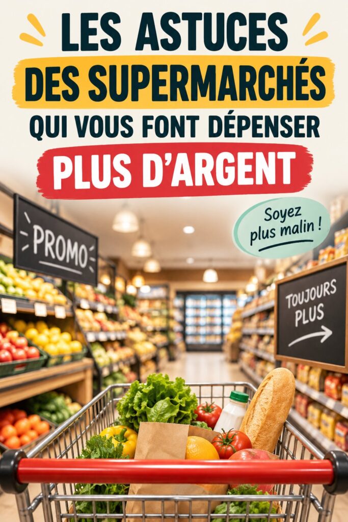 Femmes faisant des courses au supermarché, appliquant des astuces pour déjouer les pièges de consommation.