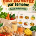 Une planche de repas sains et économiques pour une famille de cinq personnes
